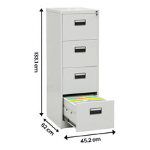Load image into Gallery viewer, B4-4 Vertical Filing Cabinet
