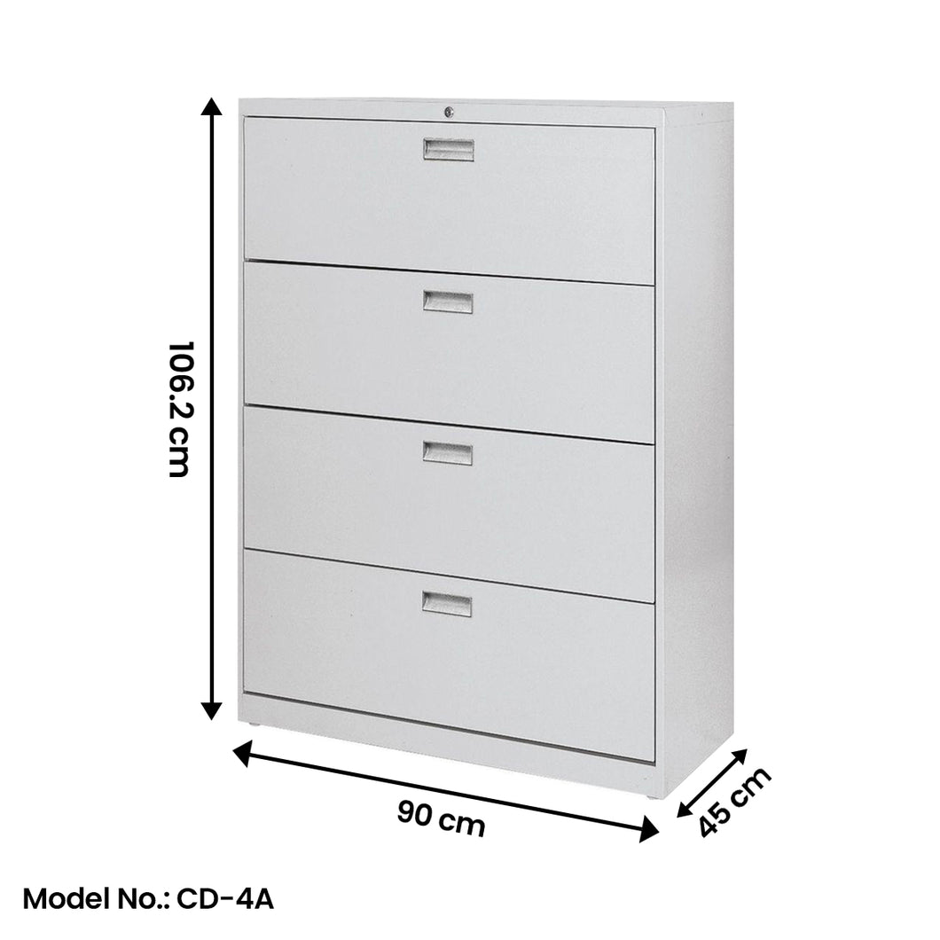 4-Drawer Lateral Cabinet